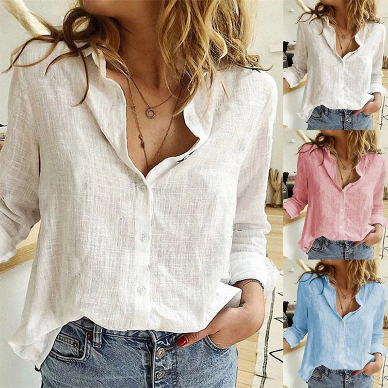 Cómo Combinar Su Camisa Social Femenina de Lino
